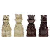 WE Games Medieval Themed Chess Set - 15 in. Wood Board, 2.185 in. King