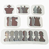 WE Games Chess Teaching Demonstration Board, Pieces Included, 27 in.