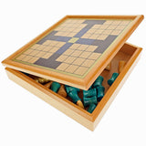 WE Games King's Table Wooden Board Game, Tablut Viking Strategy Game