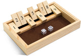 Solid natural wood shut the box with no lid.