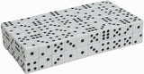 100 pack white opaque dice.