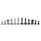 Bobby Fischer Metal Ultimate Chess Pieces, 3.75 in. king