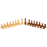 English Staunton Chessmen – Weighted & Hand Polished Wood with 4 in. King