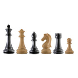 Bobby Fischer Faux Wood Chess Pieces, 4.25 in. king