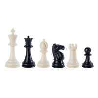 WE Games Plastic Staunton Tournament Chess Pieces, 3.75 in. King