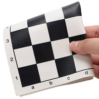 WE Games Roll Up Vinyl Chess Board - 8 in.