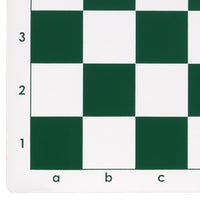 WE Games Tournament Roll Up Vinyl Chess Board - Green - 20 in.