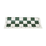 WE Games Tournament Roll Up Vinyl Chess Board - Green - 20 in.