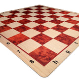 WE Games Mousepad Tournament Chessboard, Wood Grain Print, 20 in.