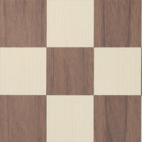 WE Games Deluxe Walnut and Sycamore Wooden Chess Board - 21.75 inches