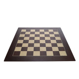 WE Games Deluxe Wenge and Sycamore Wooden Chess Board - 21.625 inches