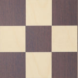 WE Games Deluxe Wenge and Sycamore Wooden Chess Board - 21.625 inches