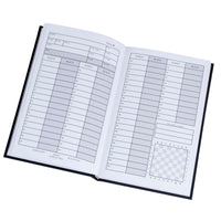 WE Games Hardcover Chess Scorebook & Notation Pad - Soft Touch