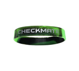 WE Games Silicone Checkmate Wristbands - Bulk Pack of 25