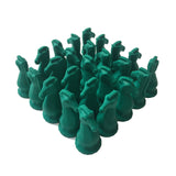 WE Games Green Knight Chess Erasers - Bulk Pack of 25