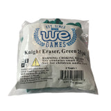 WE Games Green Knight Chess Erasers - Bulk Pack of 25