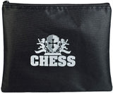 WE Games Tournament Chess Set - Heavy Weighted Chess Pieces with Roll-up Chess Board and Zipper Pouch for Chessmen