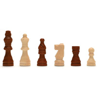WE Games Classic Staunton Wood Chess Set - 12 in. Board, 2.75 in. King