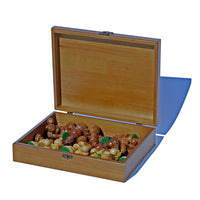 Grand Staunton Chess Set & Wooden Box – Tournament Size Weighted Pieces & Walnut Board – 19 in.