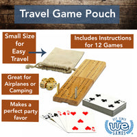 WE Games Cribbage and More Travel Game Pack