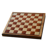 WE Games Book Style Folding Chess Set, Oak Wood Board 11 in., 2.75 in. King