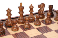 WE Games Weighted English Chess Set, 19 in. Board with Storage, 3.5 in King