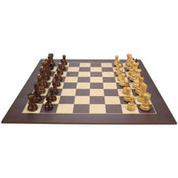 Bobby Fischer Zagreb Chess Set with Wooden Board 21.75 in., 3.74 in. King