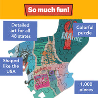 TDC Games American Roadtrip Jigsaw Puzzle - 1,000 Pieces