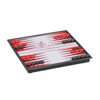 WE Games Foldable Travel Magnetic Backgammon Set