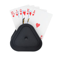 WE Games Plastic Assorted Colored Card Holders - Card Claws, 4 pack