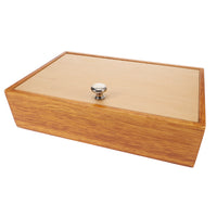 WE Games Aces & Spades Wood Card & Poker Dice Box