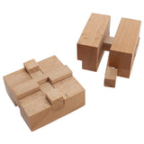 WE Games Solid Wood 3D Cube Puzzle