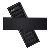 WE Games Black Wooden Blocks Stacking Tower Game with Black Wooden Box, 12 in.
