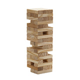 WE Games Wood Blocks Stacking Tower Game with Wood Box, 12 in. Made in USA