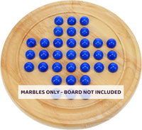 WE Games Replacement Glass Marbles for Solitaire