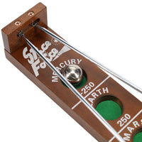 WE Games Shoot The Moon - a Classic 1940's Nostalgia Game - Solid Walnut Wood Stain - 18 inches