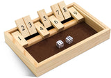 WE Games 9 Number Shut the Box Board Game, 11 in.