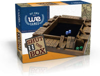 WE Games 4 Player Travel Shut The Box Board Game, 8.5 in.