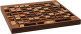 WE Games Wooden Sudoku Board with Storage Slots in Walnut Stain - 11.5 in.