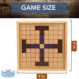 WE Games King's Table Wooden Games, Tablut Viking Strategy Games, Board Games for Adults and Family, Beautiful Home Decor, Wooden Board Games for Living Room Decor, Quality Birthday Gifts Museum Game