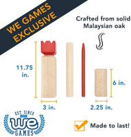 WE Games Outdoor Viking Kubb Chess Yard Game