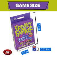 Freaky Farkle Dice Game, Great for Party Favors, Family Games, Stocking Stuffer, Travel Games, and Camping Games, Dice Games for Adults