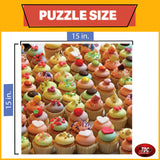 TDC Games Killer Cupcakes Jigsaw Puzzle - 500 pieces - Double Sided