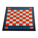 WE Games Basketball Themed Laminate Chess Board, 20 in.