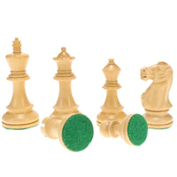 WE Games English Staunton Chess Pieces, Weighted with 4 in. King