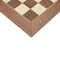 WE Games Luxury Wooden Chess Set - 21.75 inch Walnut and Sycamore Chess Board with Weighted Sheesham & Boxwood Staunton Chess Pieces