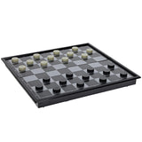 WE Games Foldable Travel Magnetic Checkers Set