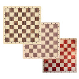 WE Games Mousepad Tournament Chessboard, Wood Grain Print, 20 in.