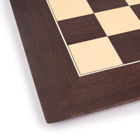 WE Games Deluxe Wenge Wood Chess Board - Handmade in Spain, 20 in.