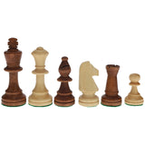 WE Games Wooden Traditional French Staunton Chessmen 3.75 inch king